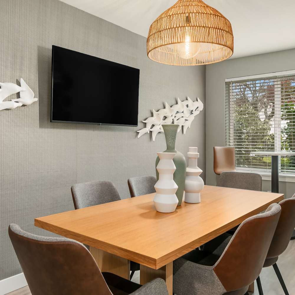 Communal meeting area Cascadia at Fairwood Landing in Renton, Washington