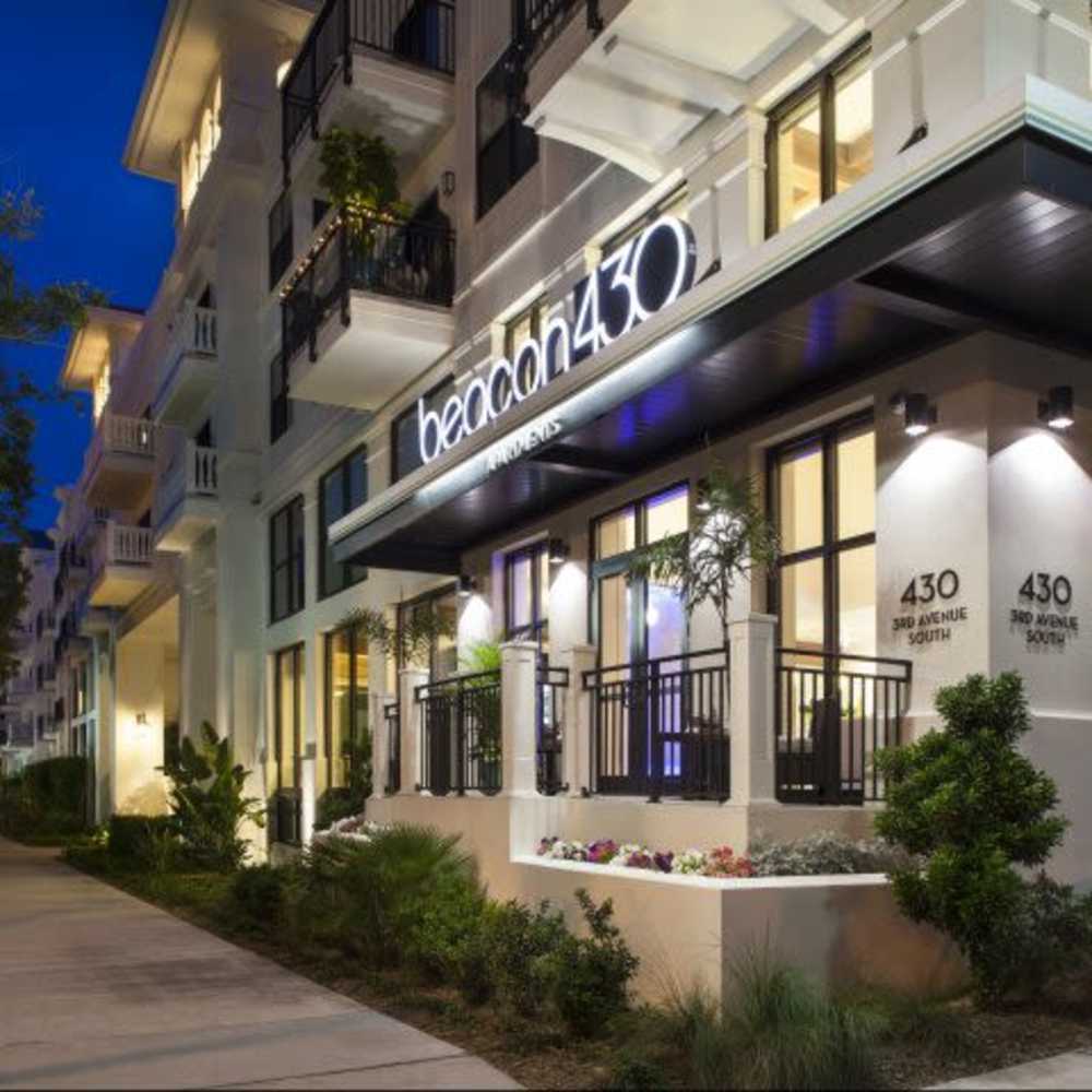 Exterior of the property at Beacon 430 in Saint Petersburg, Florida