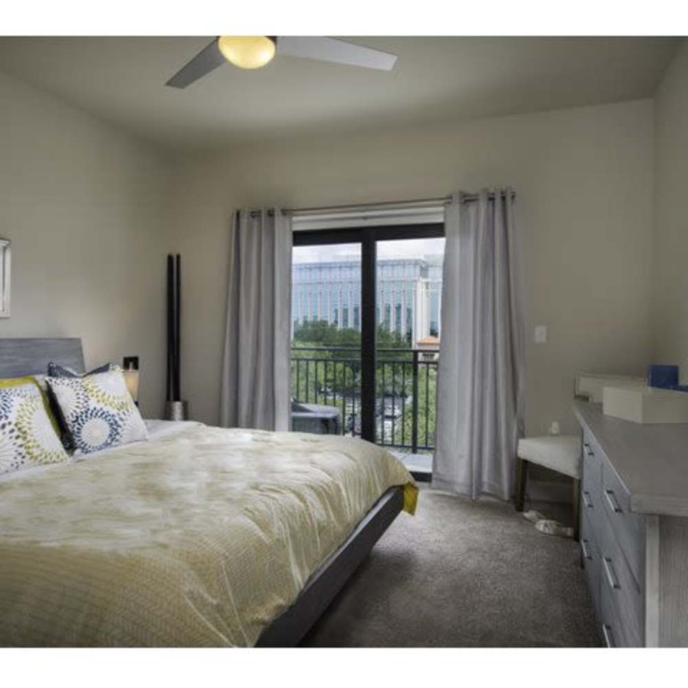 Master bedroom at Beacon 430 in Saint Petersburg, Florida