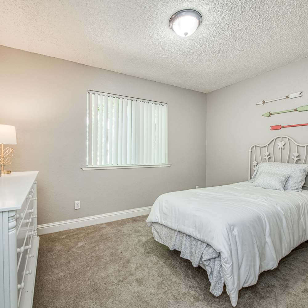 Master bedroom at The Landing at Fancher Creek in Fresno, California