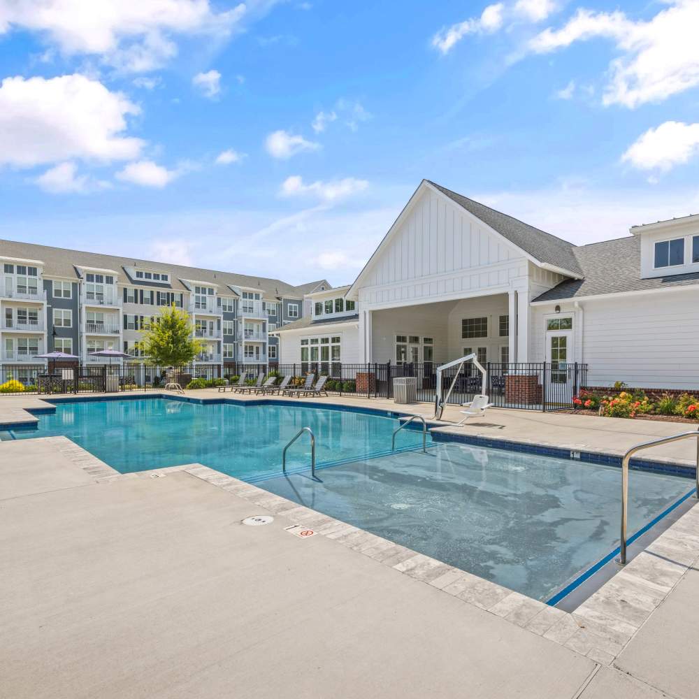 Pool angle 1 Commonwealth Apartments in Midlothian, Virginia