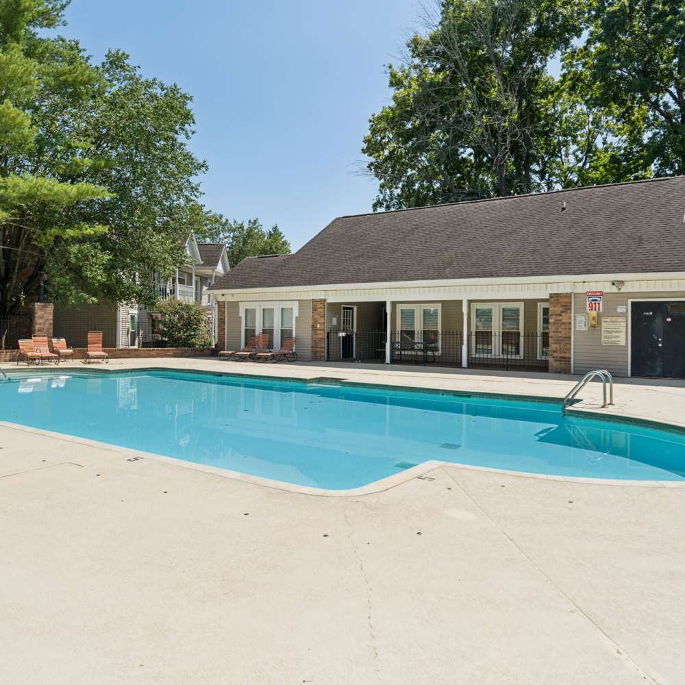 Plenty of parking in a welcoming neighborhood at Piccadilly Apartments in Goodlettsville, Tennessee