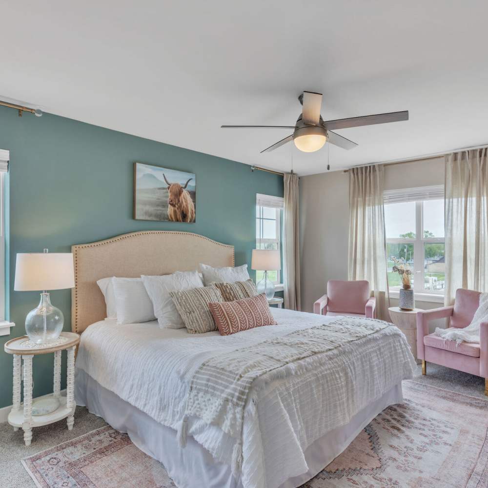 Bedroom at Brookstone in Kenosha, Wisconsin