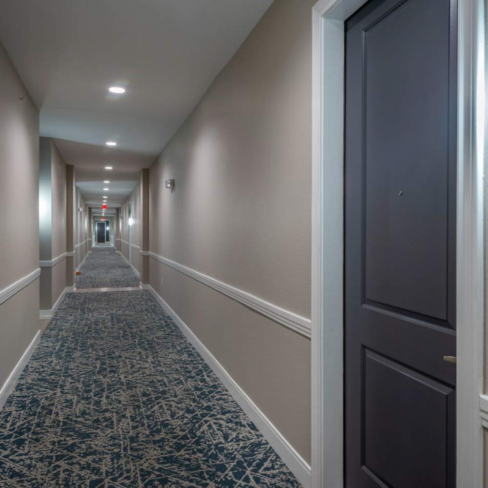 Hallway at Instrata Upper Kirby in Houston, Texas