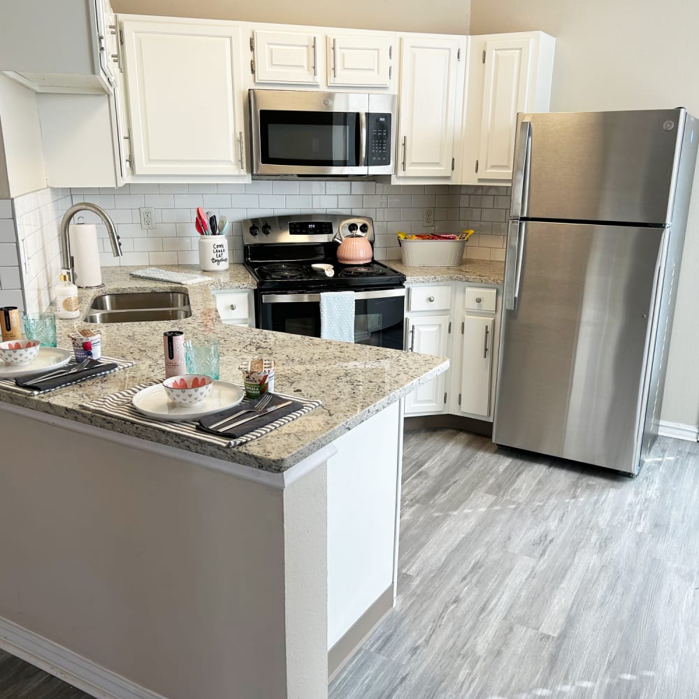 Spacious kitchen at Carrington Park in Little Rock, Arkansas