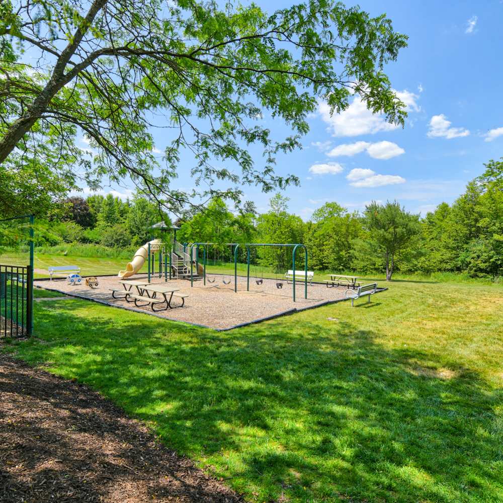 Kids play area at Hawthorne Estates, Oakdale, Pennsylvania