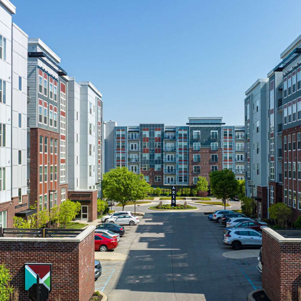 Modern apartments at Axis on Lexington in Louisville, Kentucky