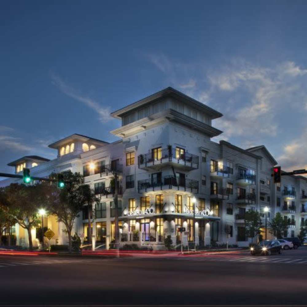 Modern building at Beacon 430 in Saint Petersburg, Florida