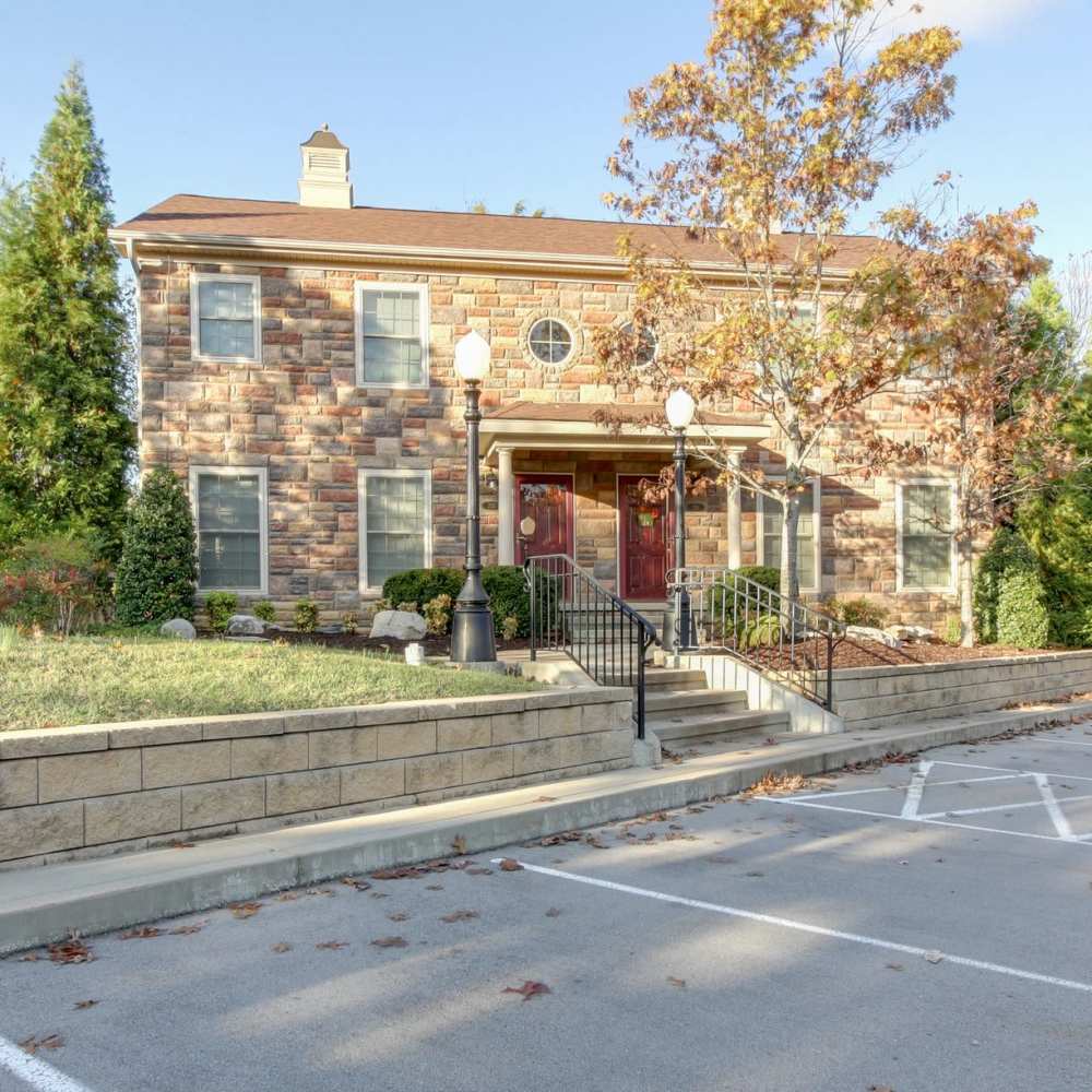 View of the building at Davenport Condominiums in Nashville, Tennessee