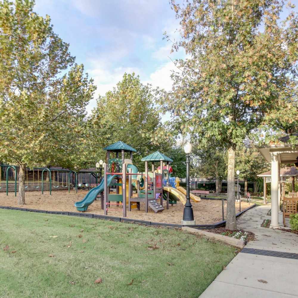 Garden view at Davenport Condominiums in Nashville, Tennessee