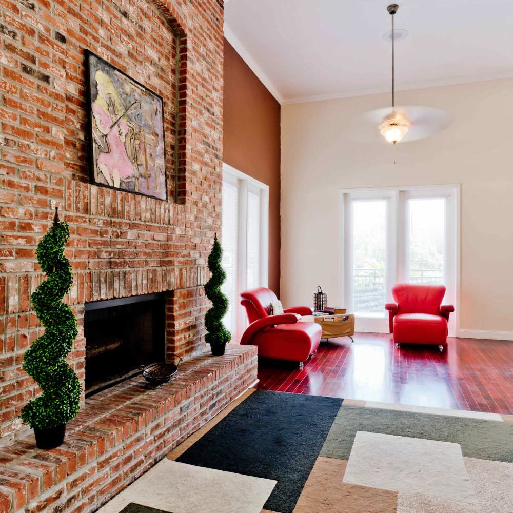 Clubhouse with unique interiors at Royal Gulf Apartments in Biloxi,Mississippi