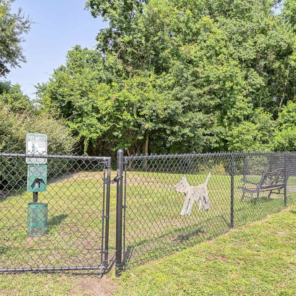 Spacious dog park at Royal Gulf Apartments in Biloxi,Mississippi