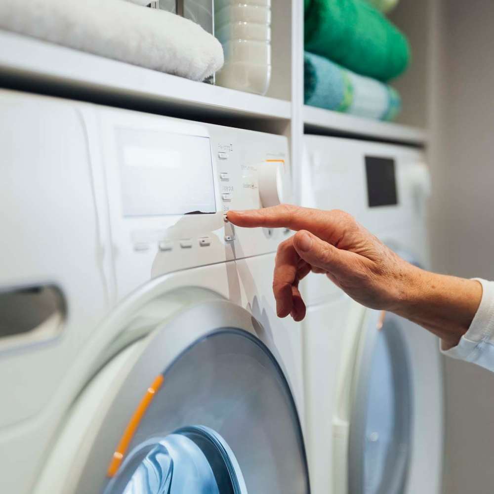 Washer and dryer at The Reed in Pittsburgh, Pennsylvania