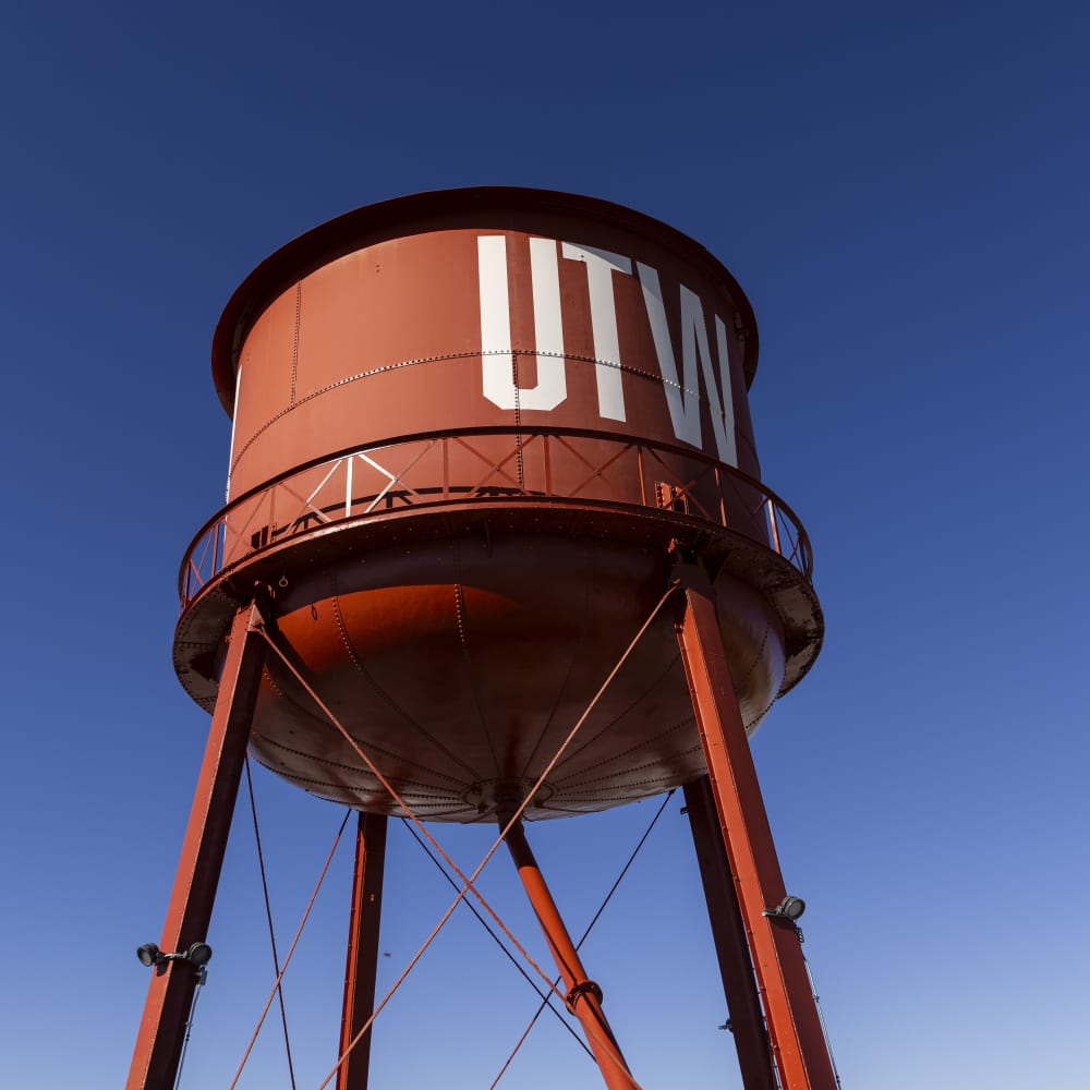 Water tower near Workhouse at Union Terminal in Jacksonville, Florida
