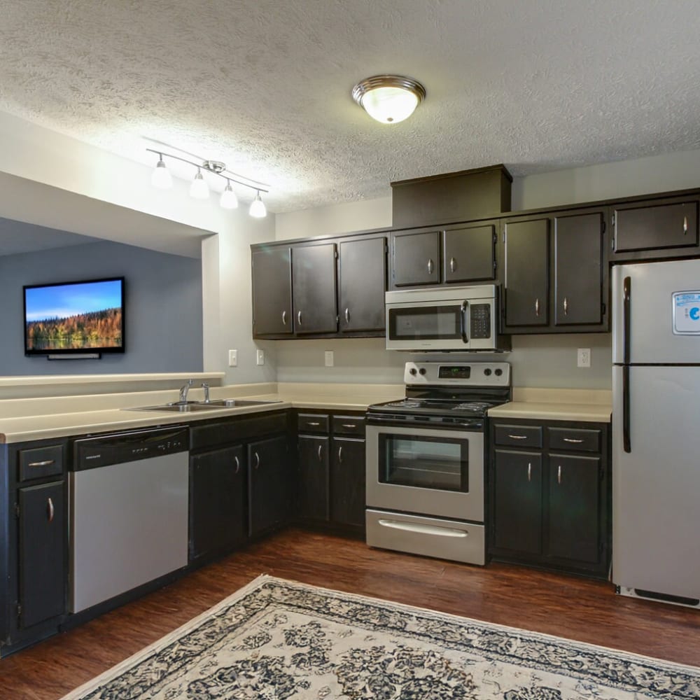 Apartment kitchen at Davis Park in Smyrna, Tennessee