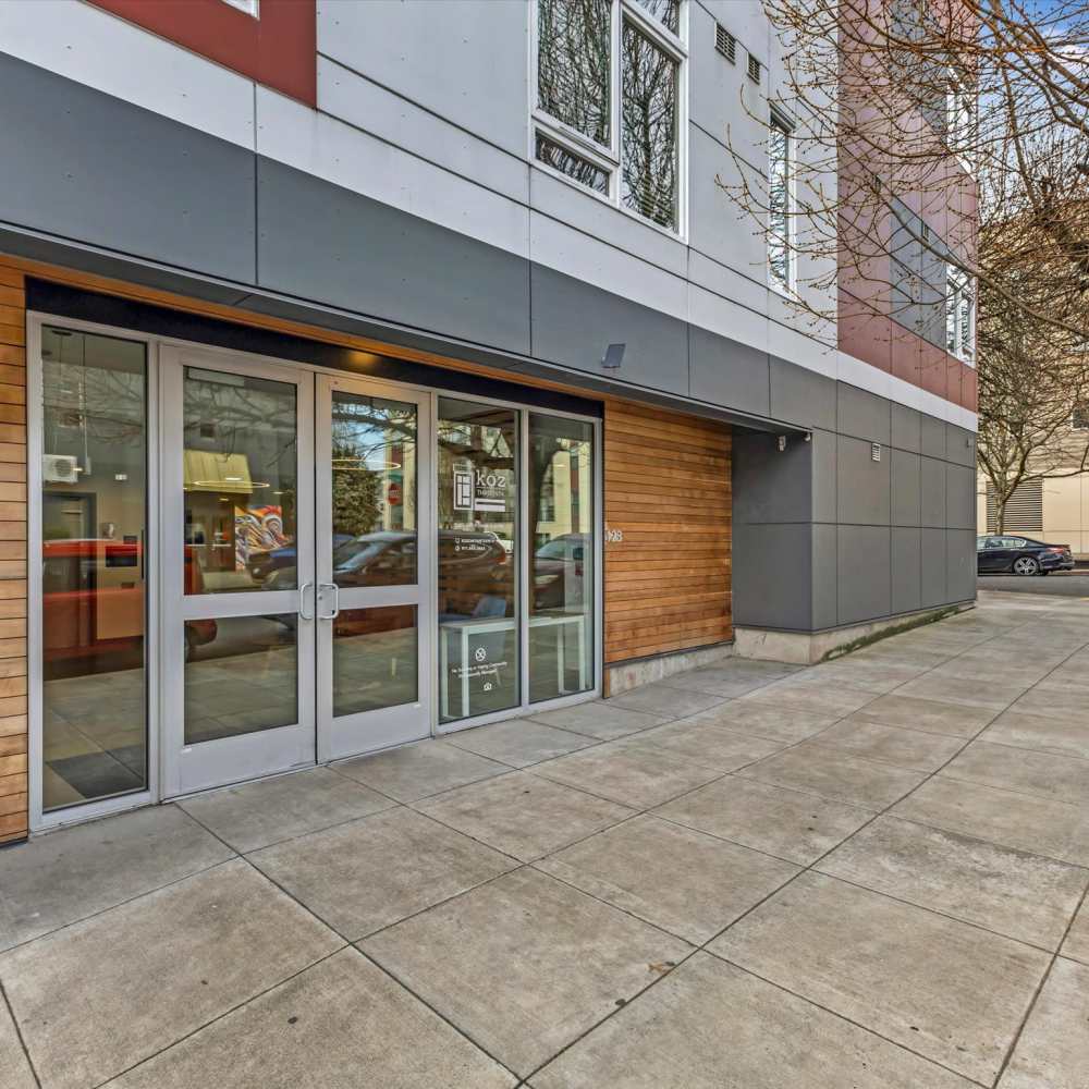 Entrance at Koz on 13th in Portland, Oregon