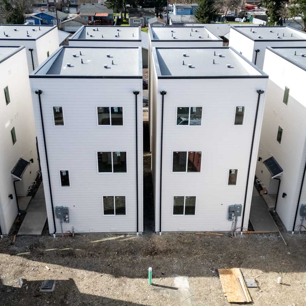 Exterior of the building at 4315 S. Alder in Tacoma, Washington,