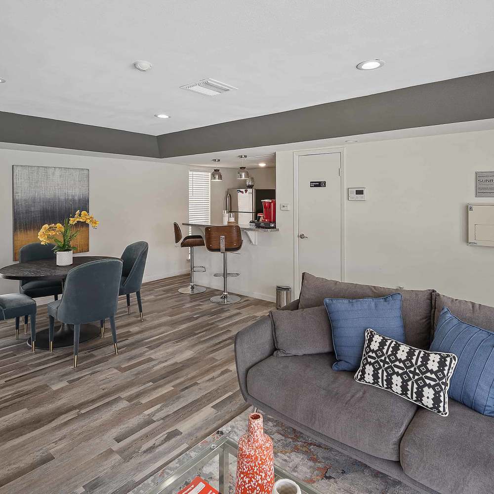 Spacious living area at Aria Residences in Mesquite, Texas
