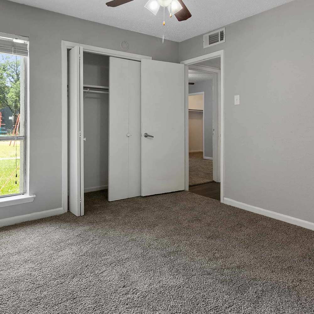 Unfurnished closet at Aria Residences in Mesquite, Texas