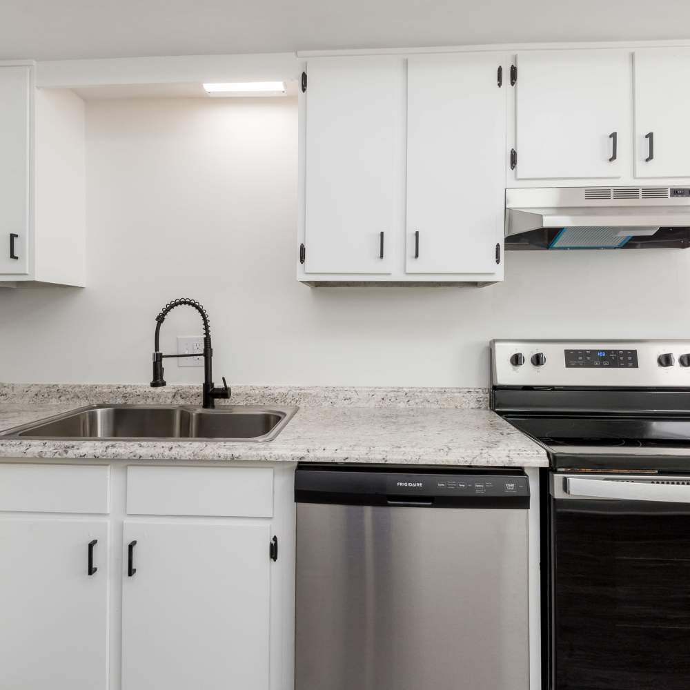 Modern kitchen at New Village At Hermitage in Hermitage, Tennessee