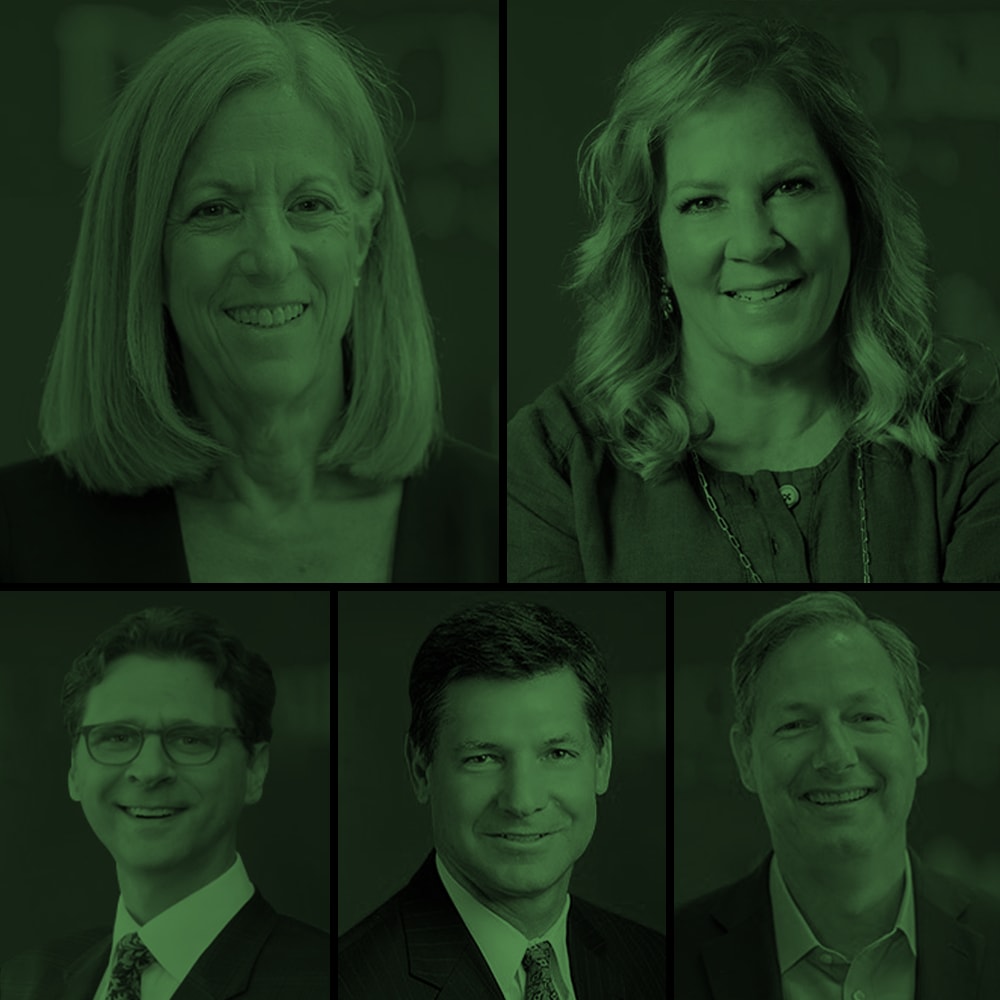 Collage of 5 headshots of employees at Drucker + Falk in Newport News, Virginia