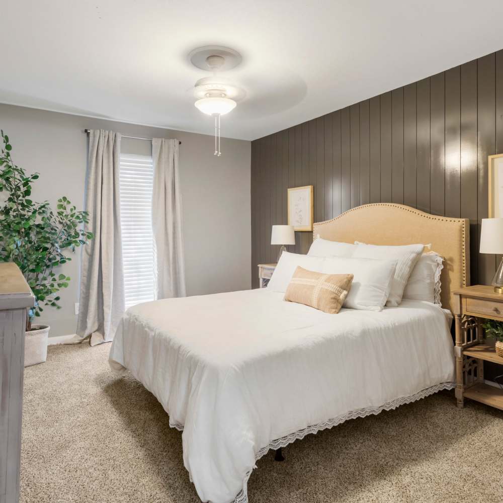 Cozy bedroom at The Ivy in College Station,Texas