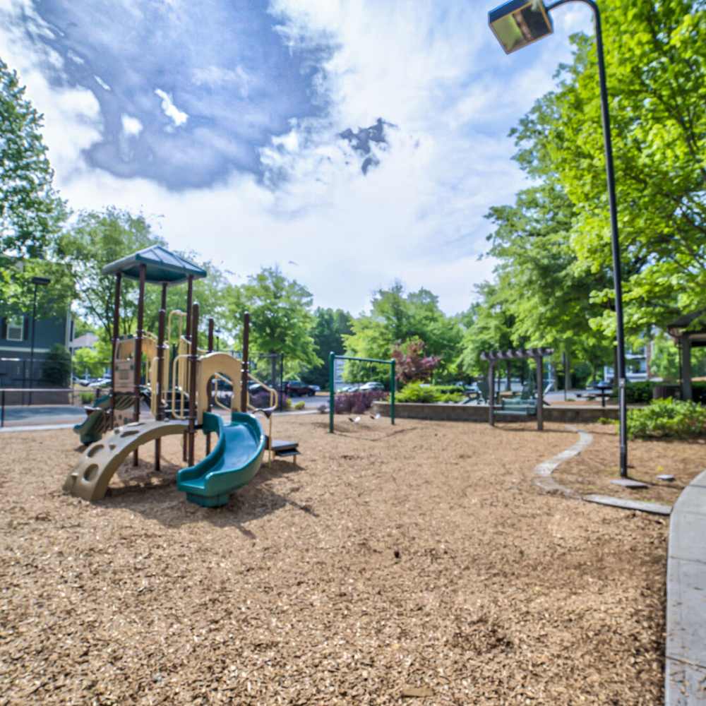 Child play area at Avonlea On The River in Duluth, Georgia