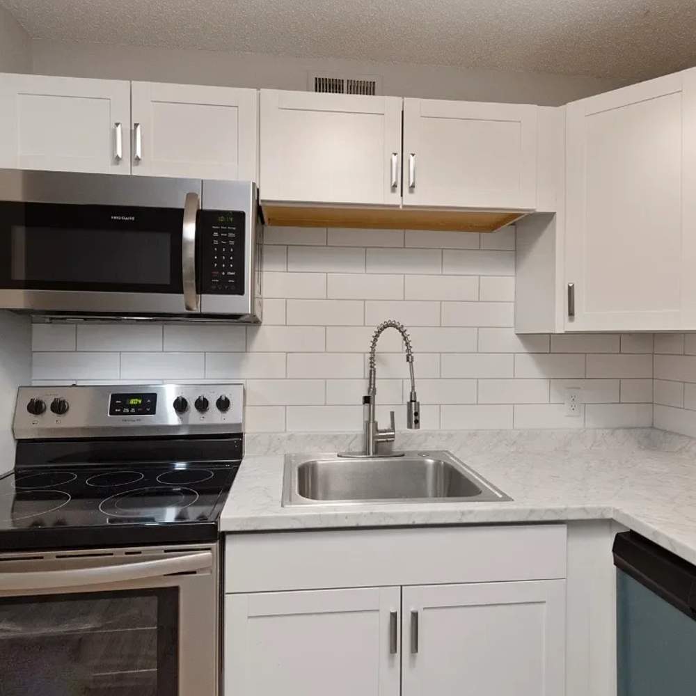 Modern kitchen at 1104 18th Ave S in Nashville, Tennessee