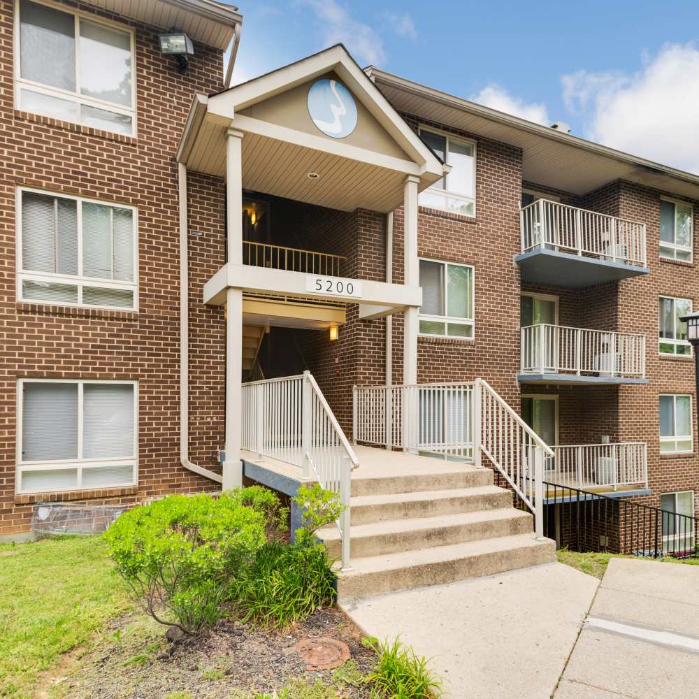Exterior of the building at Windham Creek in Suitland-Silver Hill, Maryland
