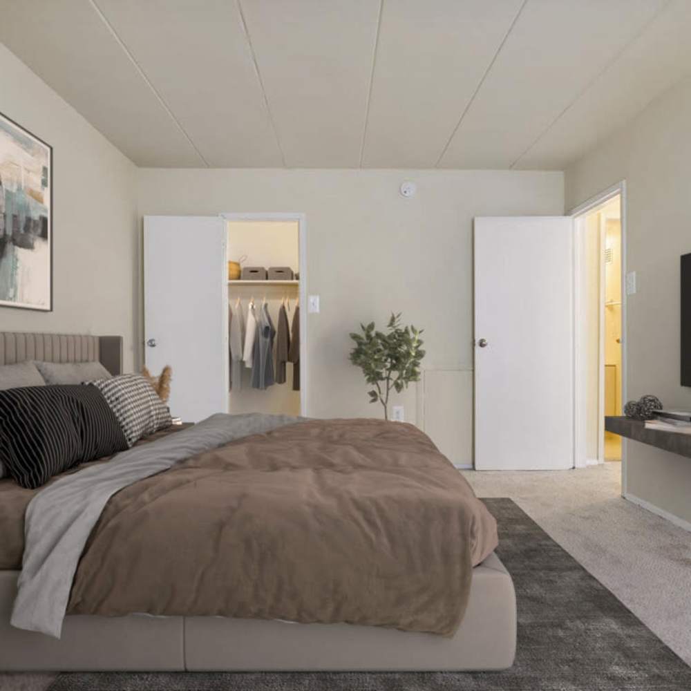 Cozy bedroom at Windham Creek in Suitland-Silver Hill, Maryland