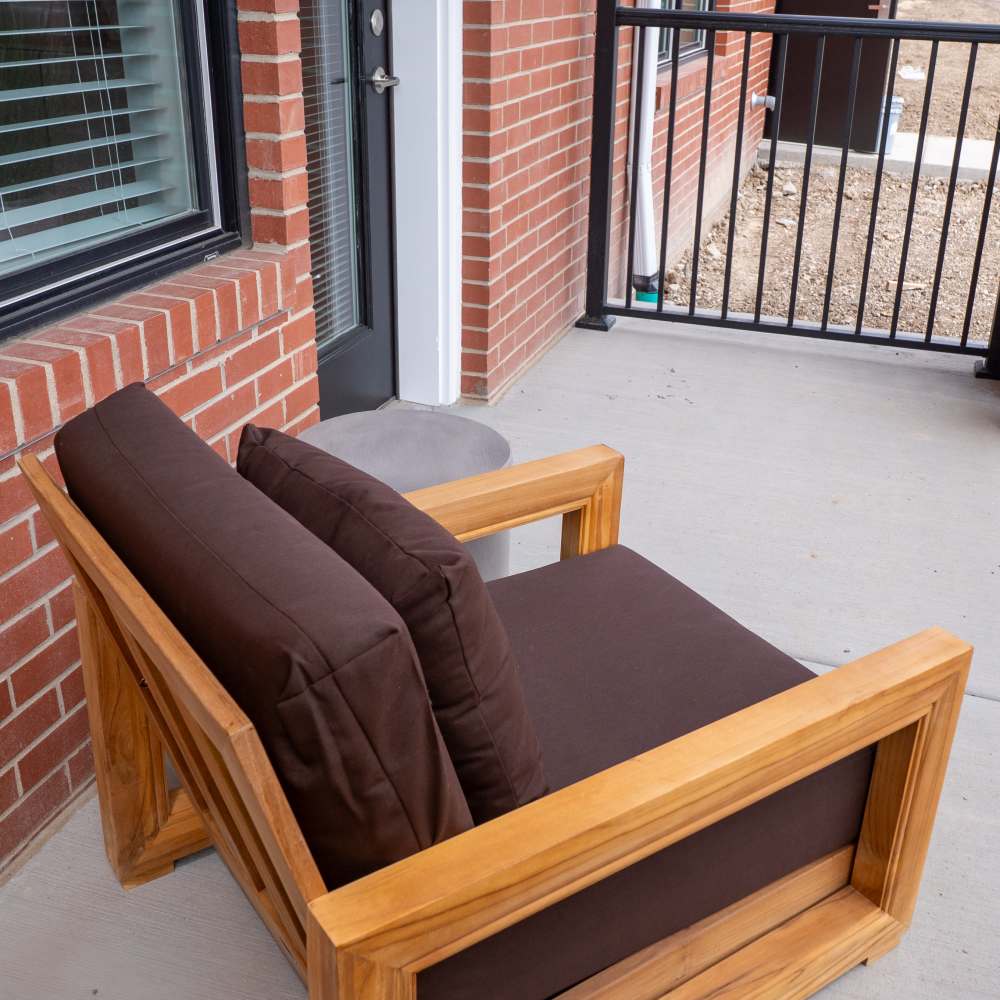 Patio chair at Gurnee Glen Apartments in Gurnee, Illinois
