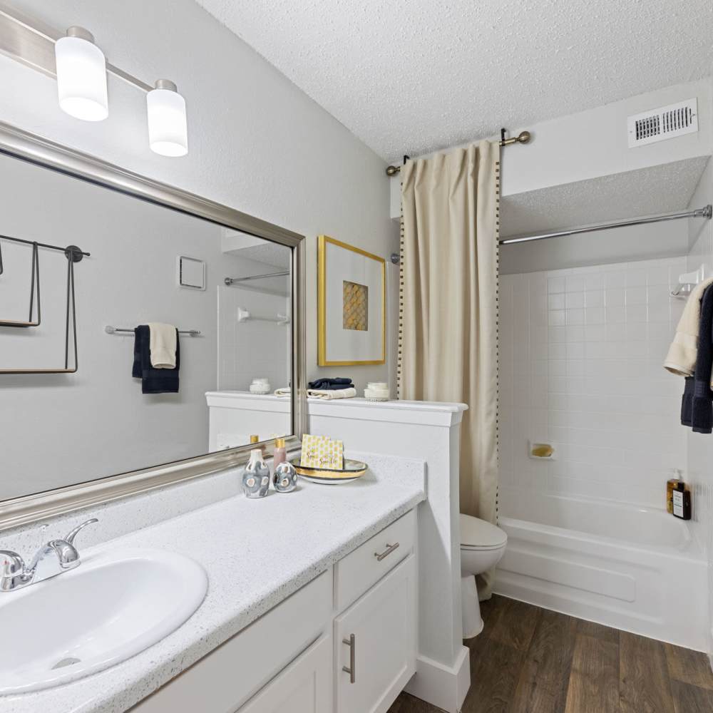 spacious bathroom 
