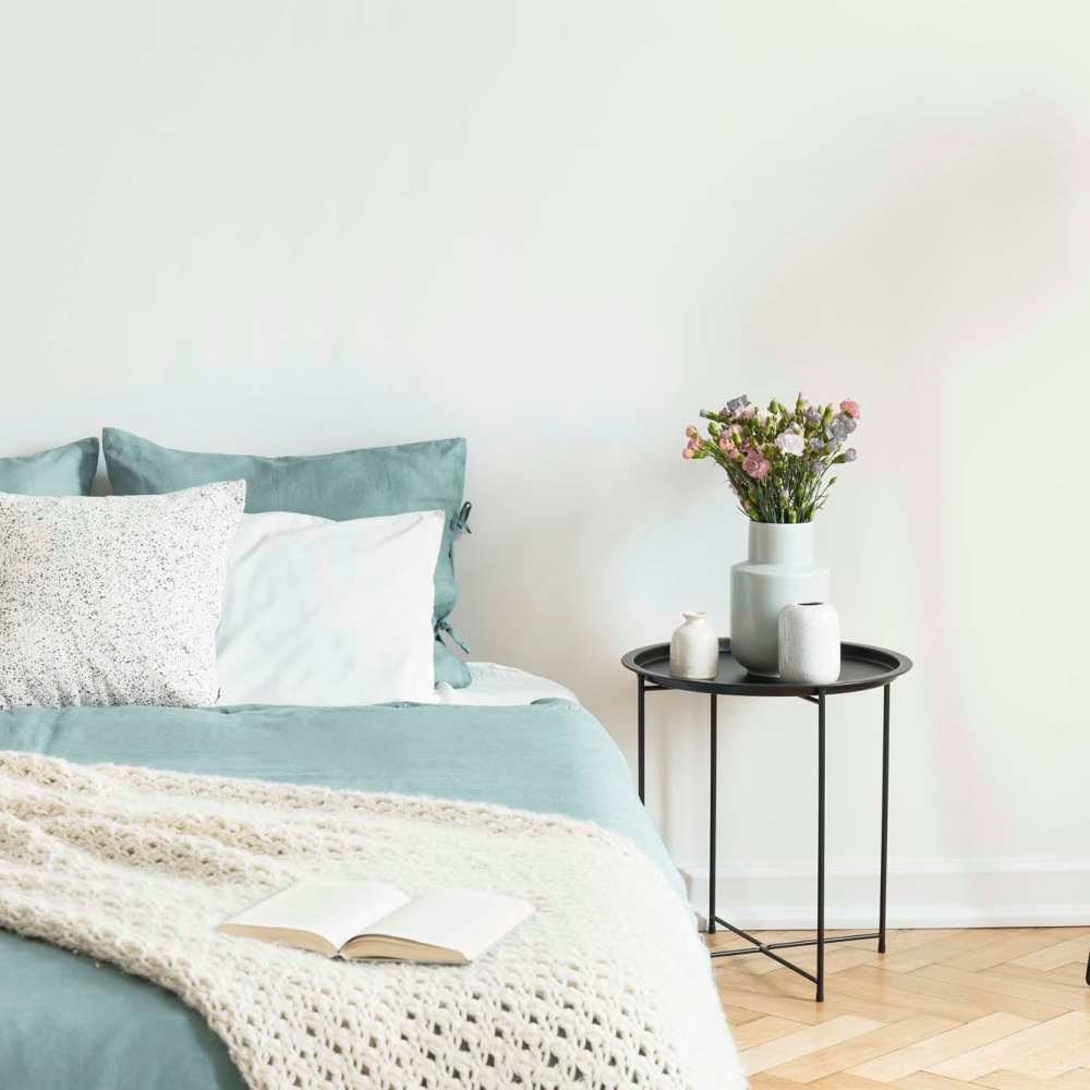 Spacious bedroom at Coddington Point in Newport, Rhode Island
