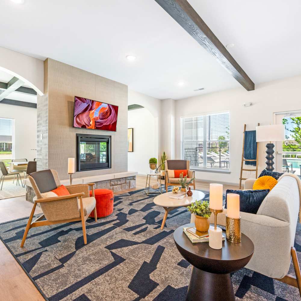 Clubhouse lounge at Jasper in St Peters, Missouri