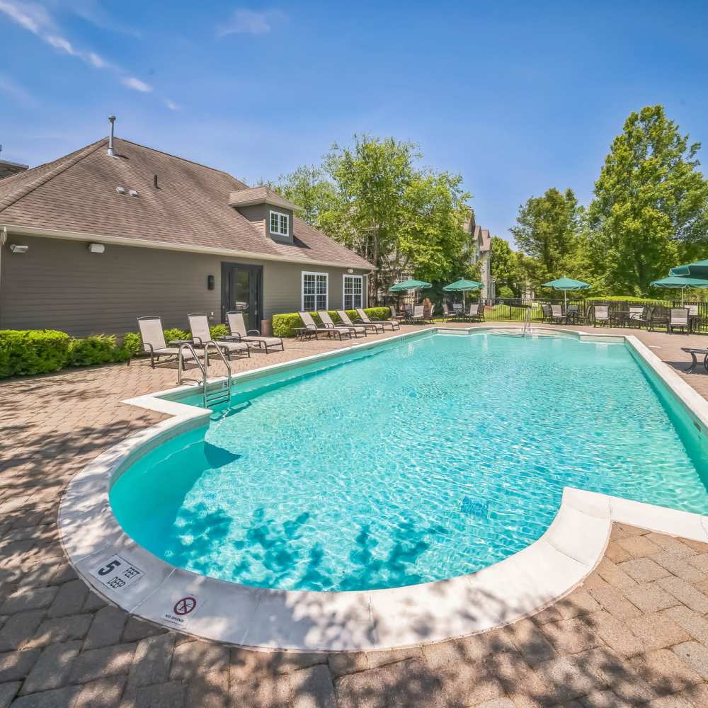 Swimming pool at Riverbend at Wappingers Falls in Wappingers Falls, New York