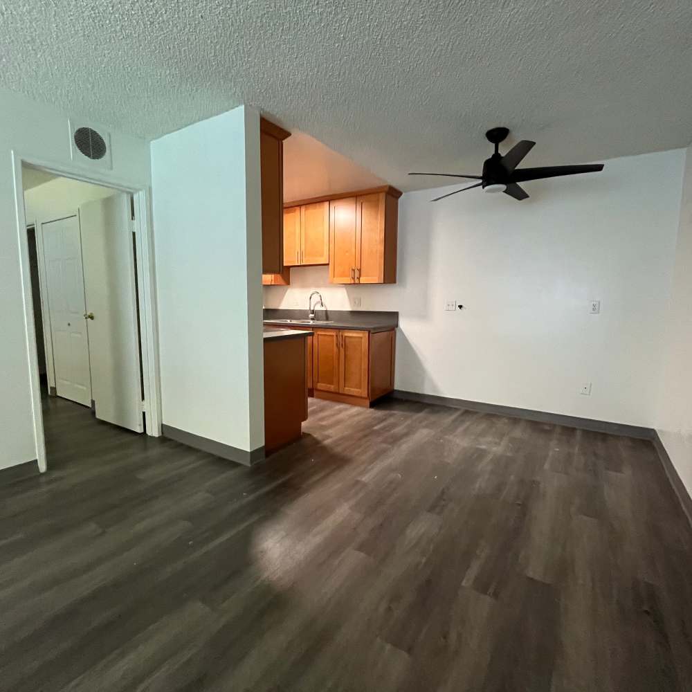 Light-filled apartment at Valley Pride Village in Sylmar, California
