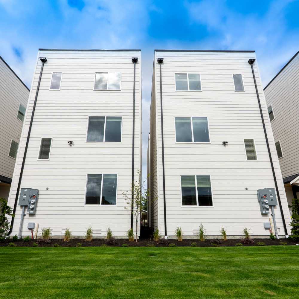 Back shot of the building at 4315 S. Alder in Tacoma, Washington,