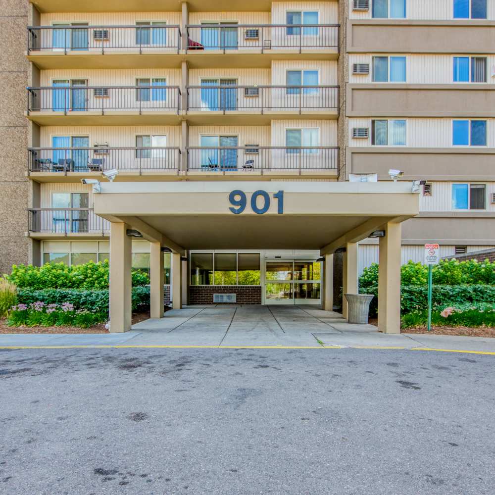 View of apartment at Village Center in Detroit, Michigan