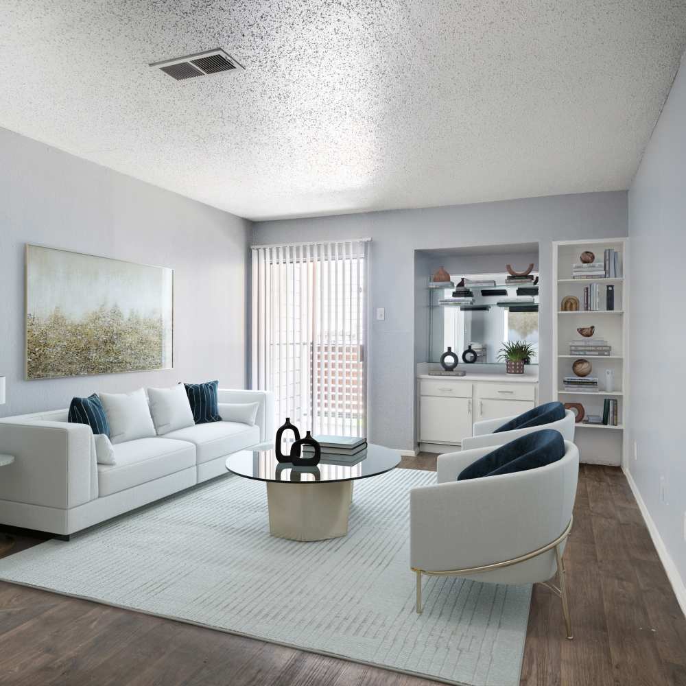 Living room at The Hampton on Jupiter in Dallas, Texas