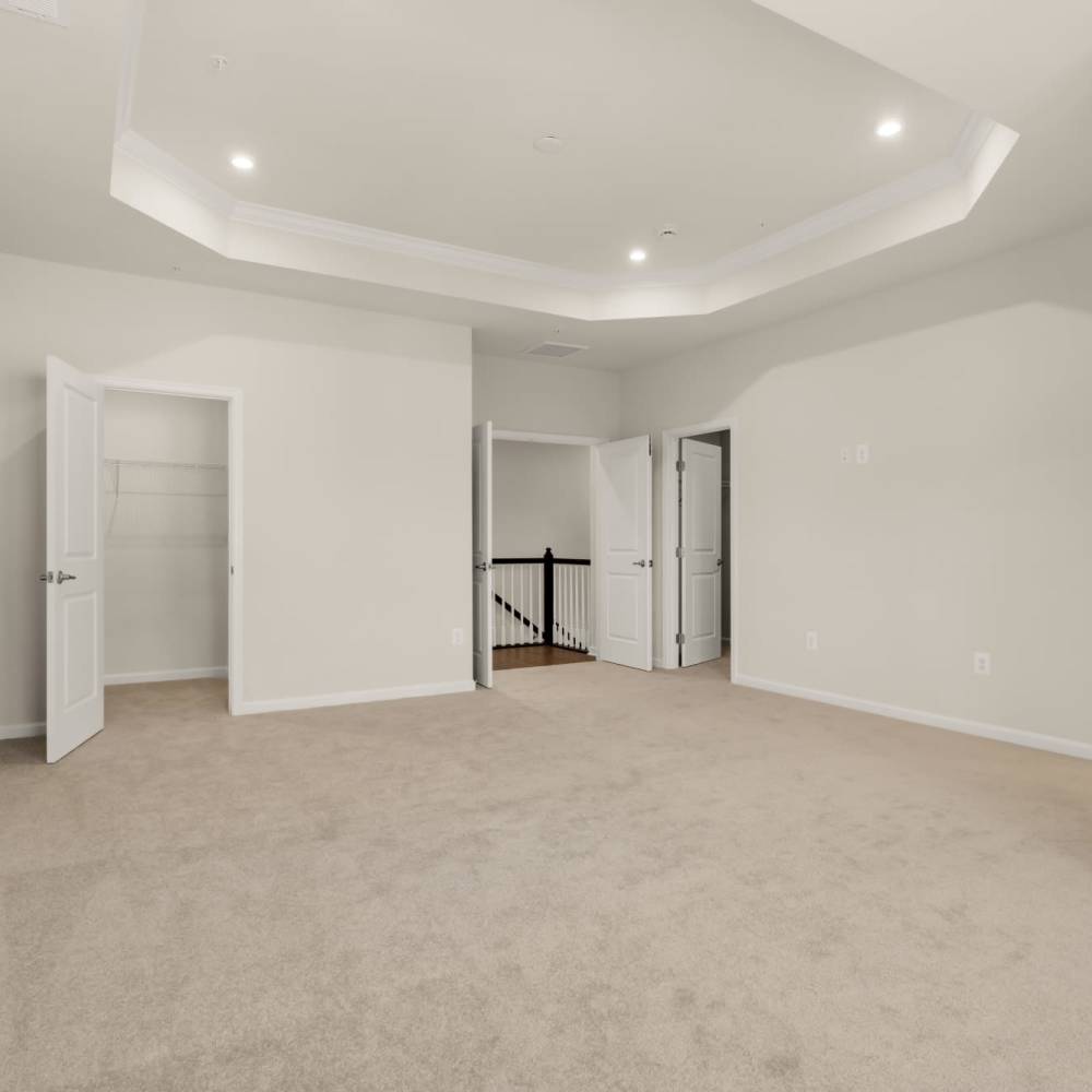 Empty room at Dorsey Overlook in Ellicott City, Maryland