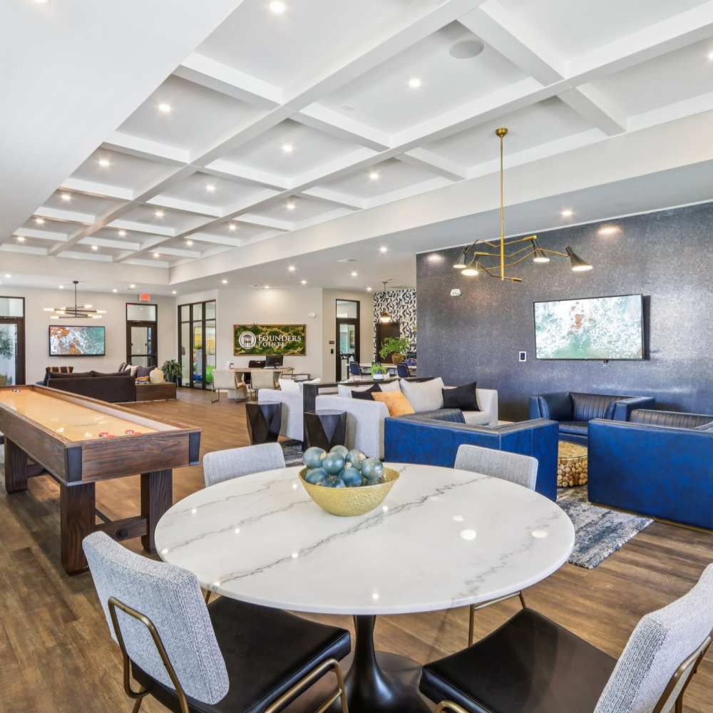 Clubhouse at Founders Pointe Apartments in Franklin, Indiana