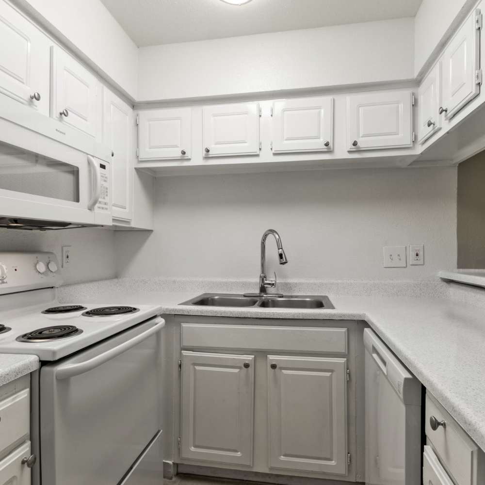 Floorplan E | 1 BR, 1BA With Study (Kitchen) 1008 Sq Ft