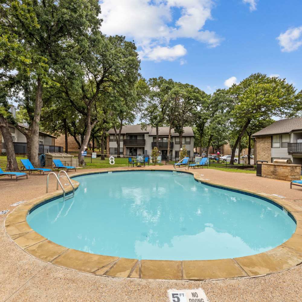 Swimming pool at The Madeleine in Fort Worth, Texas