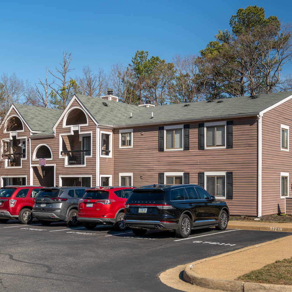 Multiple cars parked at Reserve South, Richmond, Virginia