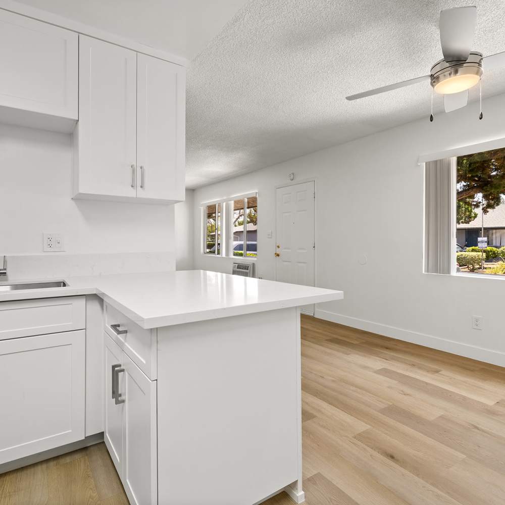 spacious kitchen area at Terre at Wells in El Cajon, California