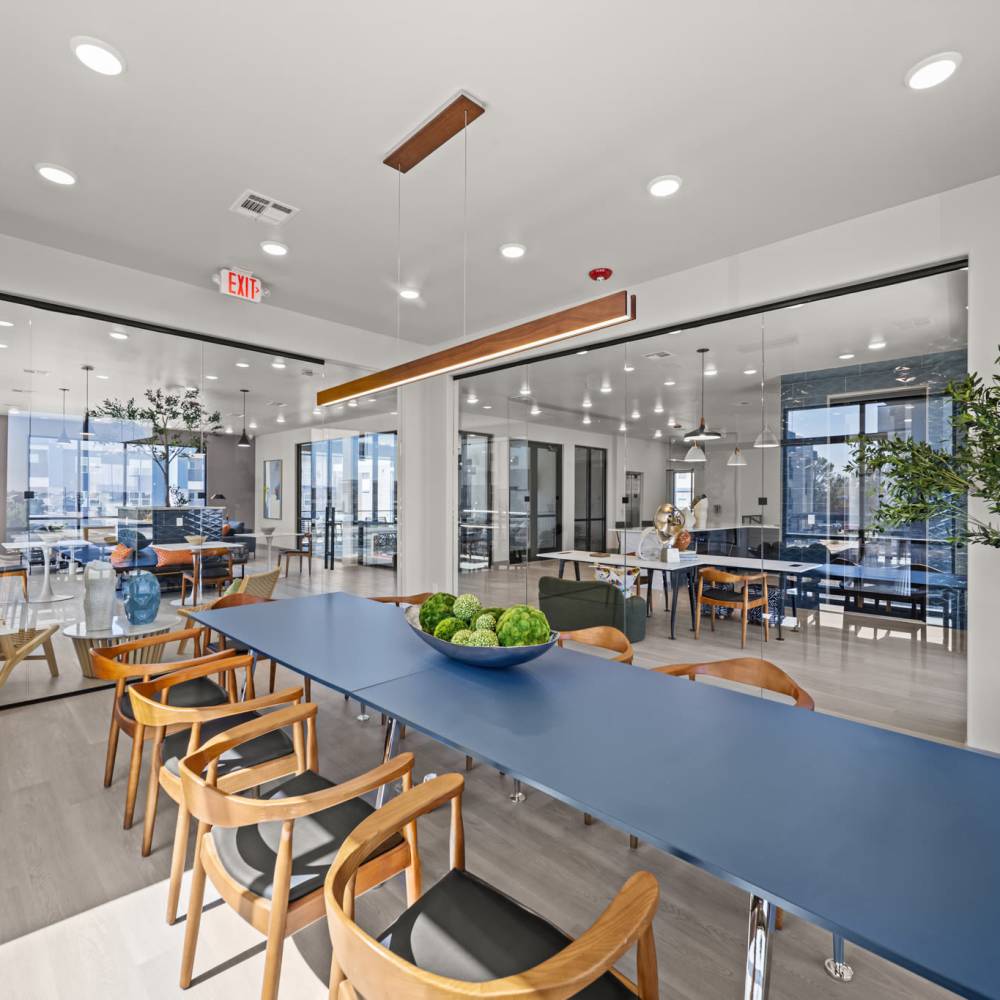 Clubhouse with dining area at Retreat at Eastlake in El Paso, Texas