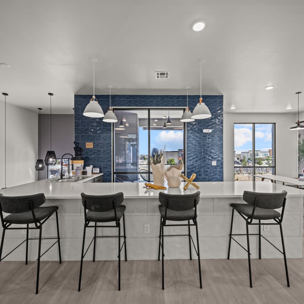 Clubhouse with chairs at Retreat at Eastlake in El Paso, Texas
