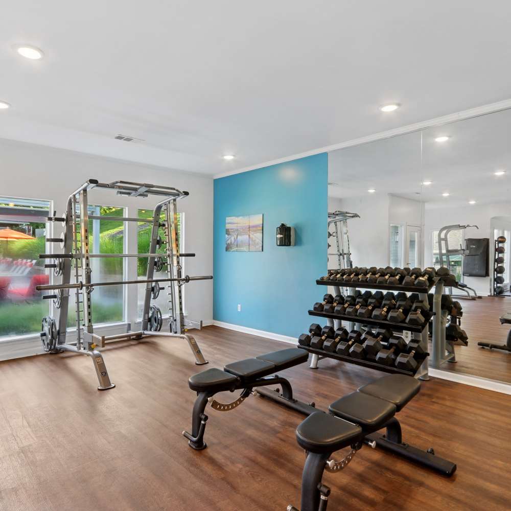 Fitness center at Ridgemont at Stringers Ridge in Chattanooga, Tennessee