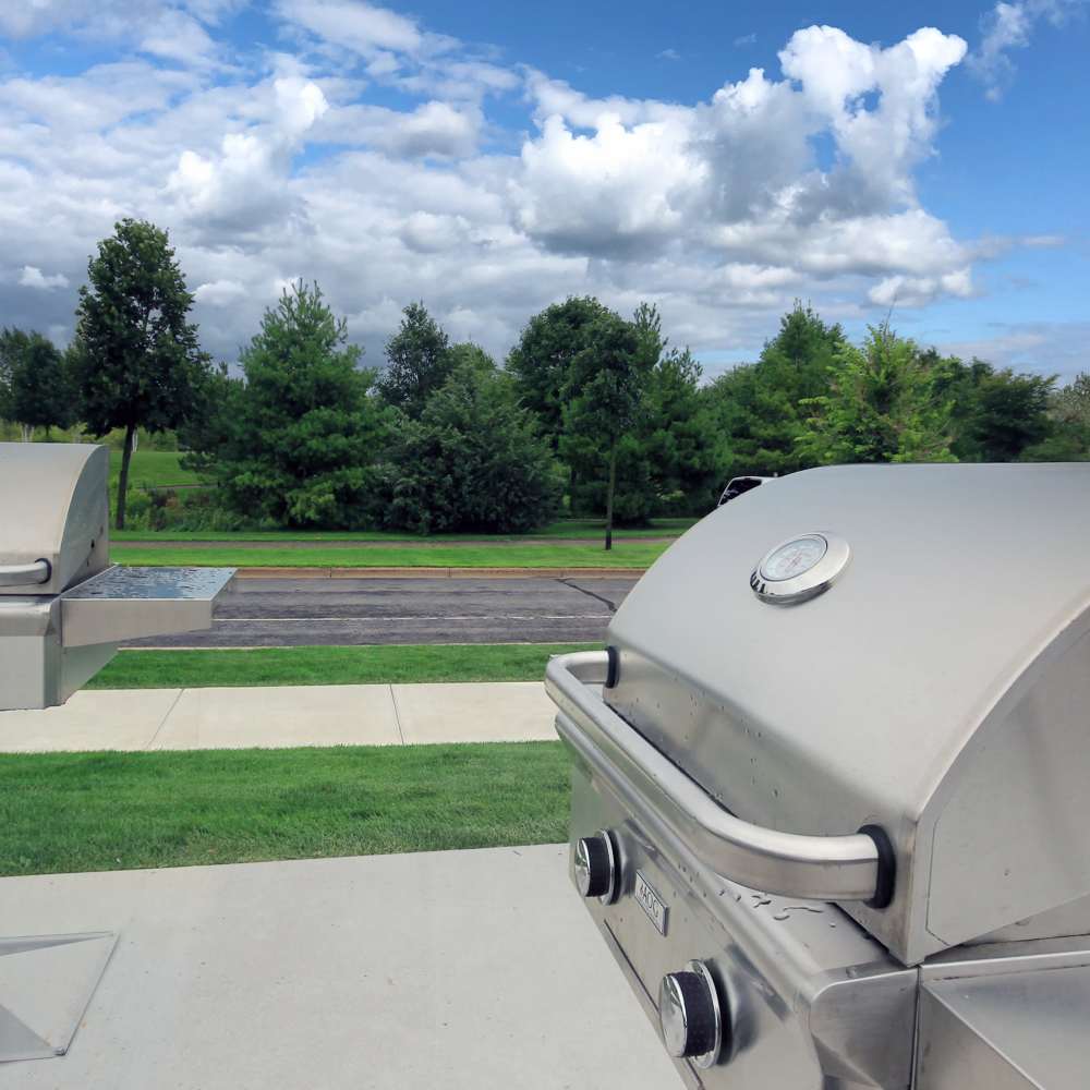 BBQ grill at Sapphire Apartments in Ramsey, Minnesota