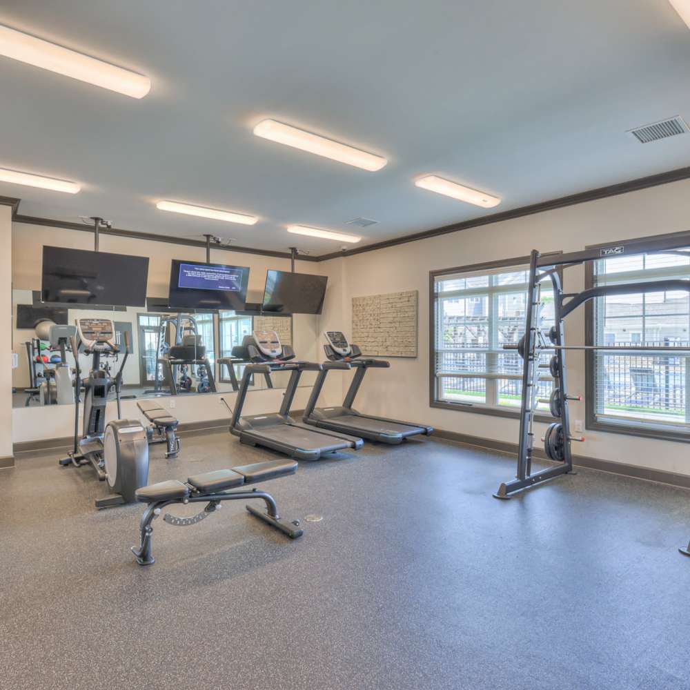 Fitness center latest gym equipment at Anthem at Creekside in Smyrna, Tennessee